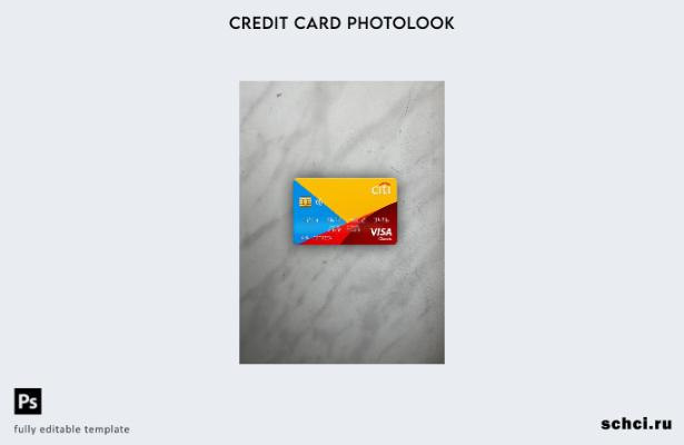 цифровая загрузка Нидерландов Citibank Visa Classic, фотоизображение, передний ш